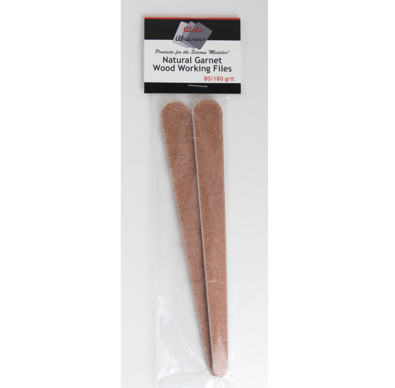 Alpha Abrasives 1150 Garnet Wood Working Files 80/180 Grit