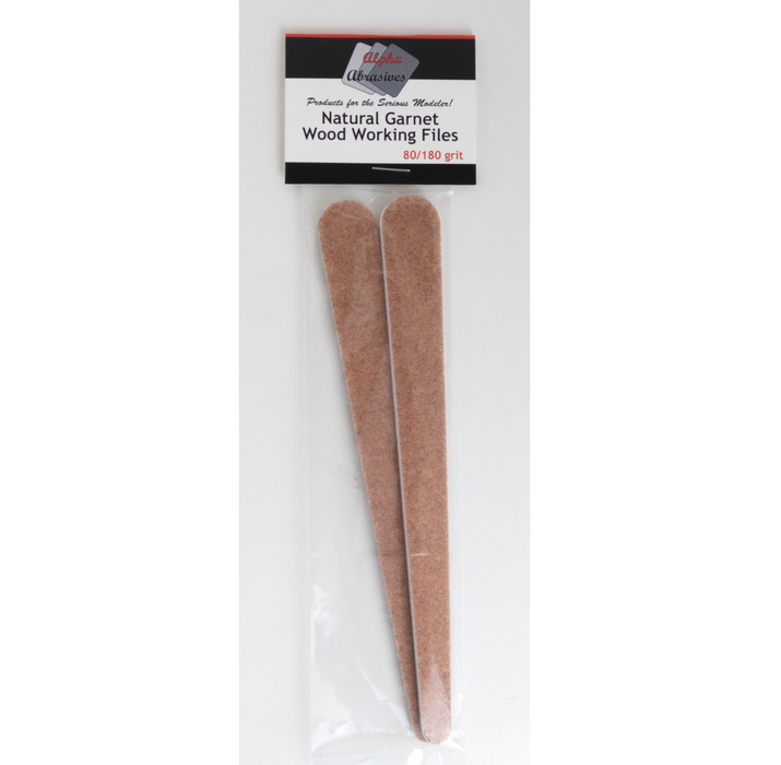 Alpha Abrasives 1150 Garnet Wood Working Files 80/180 Grit