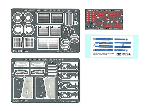 Tamiya 12640 1/20 McLaren M23 Ford Photo-Etched Detail Parts