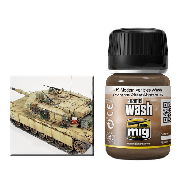 AMMO by Mig 1007 US Modern Vehicles Wash Enamel 35ml Bottle
