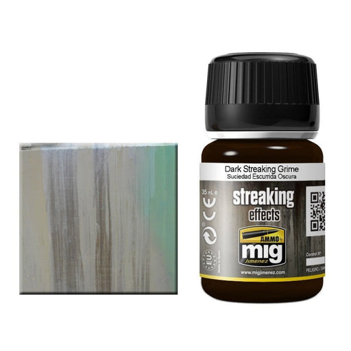 AMMO by Mig 1206 Dark Grime Streaking Effects Enamel 35ml Bottle