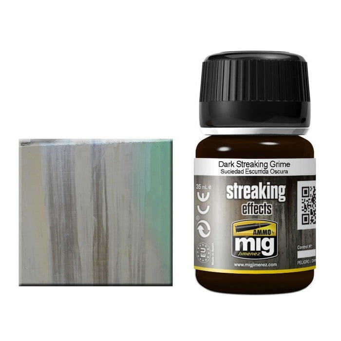 AMMO by Mig 1206 Dark Grime Streaking Effects Enamel 35ml Bottle
