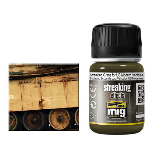 AMMO by Mig 1207 Grime Streaking Effects for US Modern Vehicles Enamel 35ml Bottle