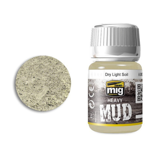 AMMO by Mig 1700 Dry Light Soil Heavy Mud Enamel Paint 35ml Bottle