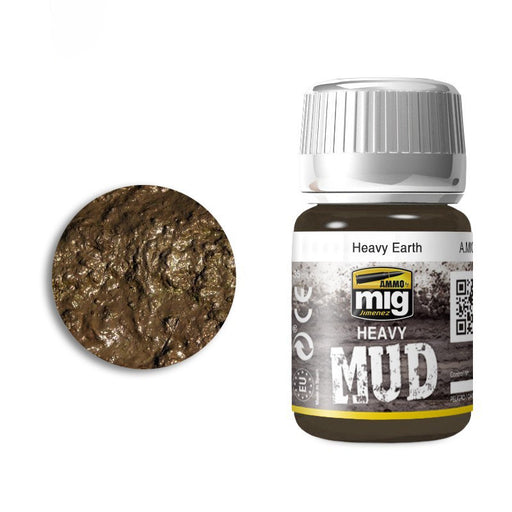 AMMO by Mig 1704 Heavy Earth Heavy Mud Enamel Paint 35ml Bottle