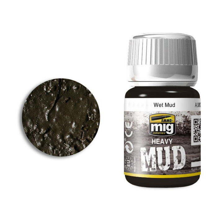 AMMO by Mig 1705 Wet Mud Heavy Mud Enamel Paint 35ml Bottle