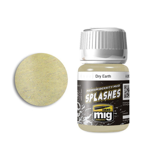 AMMO by Mig 1750 Dry Earth Mud Splashes Enamel Paint 35ml Bottle