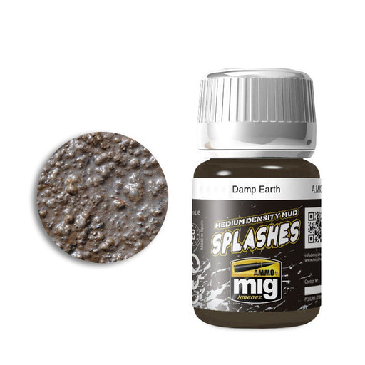 AMMO by Mig 1754 Damp Earth Mud Splashes Enamel Paint 35ml Bottle