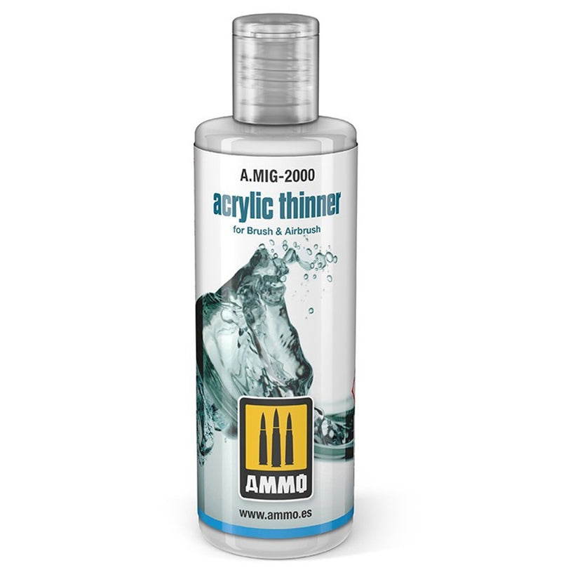 AMMO by Mig 2000 Acrylic Thinner 60ml Bottle