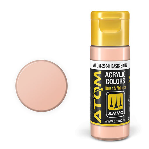 AMMO by Mig 20041 Atom: Basic Skin Acrylic Paint 20ml Bottle