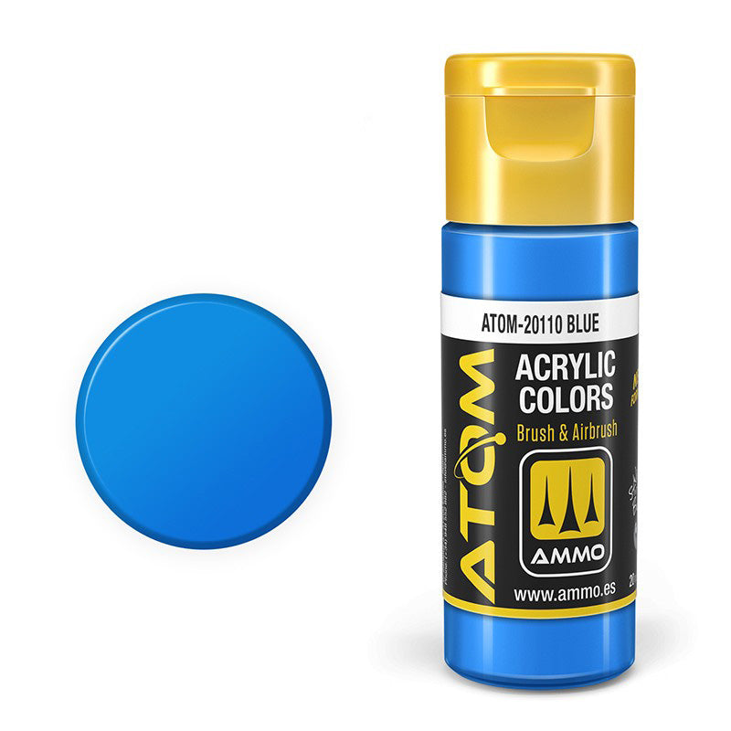 AMMO by Mig 20110 Atom: Blue Acrylic Paint 20ml Bottle
