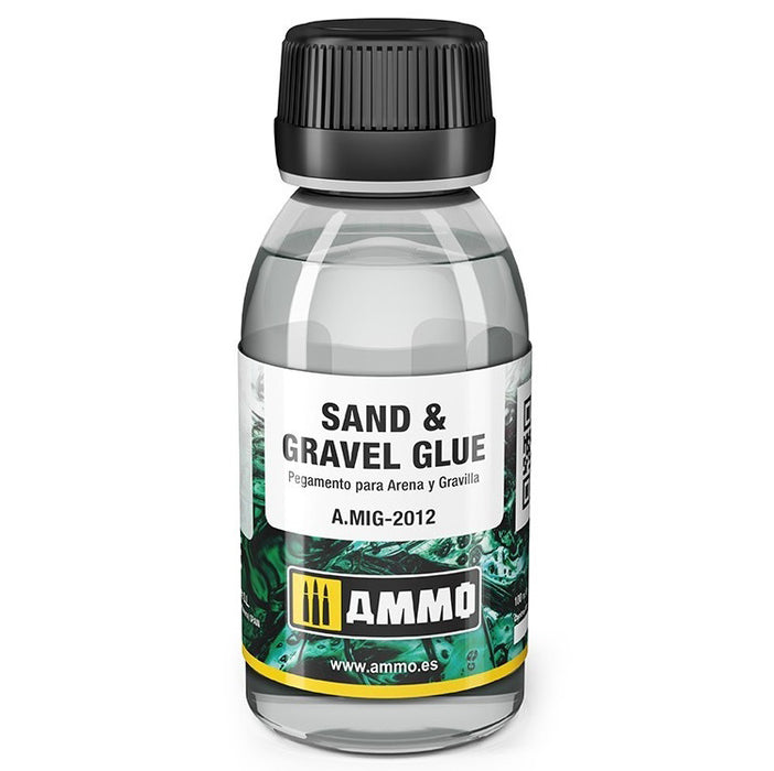 AMMO by Mig 2012 Sand & Gravel Glue 100ml Bottle
