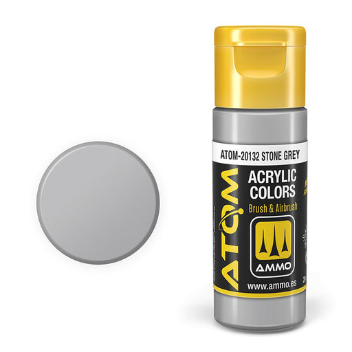 AMMO by Mig 20132 Atom: Stone Grey Acrylic Paint 20ml Bottle