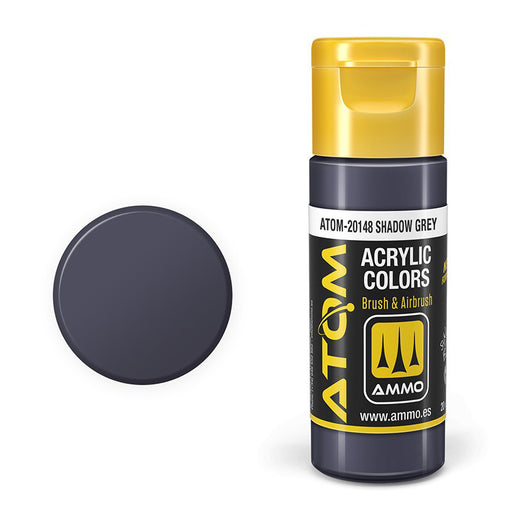 AMMO by Mig 20148 Atom: Shadow Grey Acrylic Paint 20ml Bottle