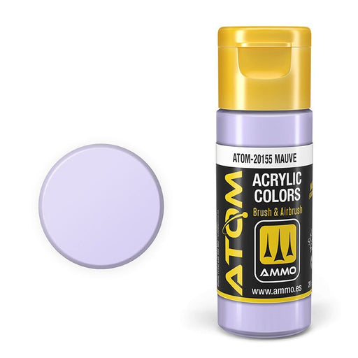 AMMO by Mig 20155 Atom: Mauve Acrylic Paint 20ml Bottle