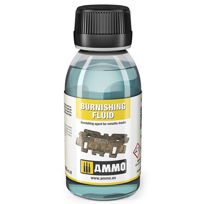 AMMO by Mig 2020 Metallic Tracks Burnishing Fluid 100ml Bottle
