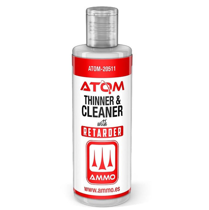AMMO by Mig 20511 Atom: Acrylic Thinner & Cleaner w/Retarder 60ml Bottle