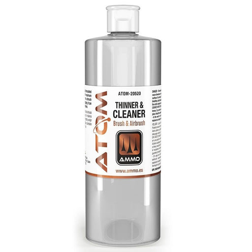 AMMO by Mig 20520 Atom: Acrylic Thinner & Cleaner 400ml Bottle