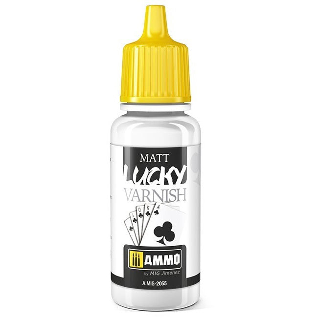 AMMO by Mig 2055 Matt Lucky Varnish 17ml Bottle