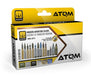 AMMO by Mig 20713 Atom: Modern Ammunition Acrylic Paint Set (6 Colors) 20ml Bottles