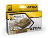AMMO by Mig 20720 Atom: Tiger I Late Vol. 1 Acrylic Paint Set (6 Colors) 20ml Bottles