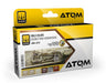 AMMO by Mig 20723 Atom: Tools Acrylic Paint Set (6 Colors) 20ml Bottles