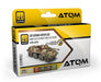 AMMO by Mig 20728 Atom: Late German Camouflage Acrylic Paint Set (6 Colors) 20ml Bottles