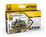 AMMO by Mig 20735 Atom: Sherman Tanks Vol. 2 WWII European Theater of Operation Acrylic Paint Set (6 Colors) 20ml Bottles