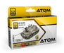AMMO by Mig 20736 Atom: IDF Acrylic Paint Set (6 Colors) 20ml Bottles