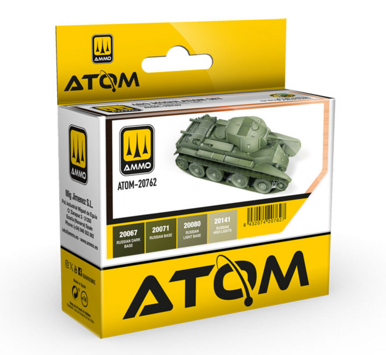 AMMO by Mig 20762 Atom: 4BO Modulation Acrylic Paint Set (4 Colors) 20ml Bottles