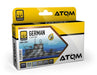 AMMO by Mig 20801 Atom: WWII German U-Boat Acrylic Paint Set (6 Colors) 20ml Bottles