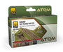 AMMO by Mig 20853 Atom: Railway Fast Method Acrylic Paint Set (6 Colors) 20ml Bottles