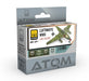 AMMO by Mig 20911 Atom: WWII Late Luftwaffe Acrylic Paint Set (4 Colors) 20ml Bottles