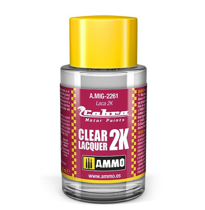 AMMO by Mig 2261 Cobra Motor: Clear Lacquer 2K 30ml Bottle