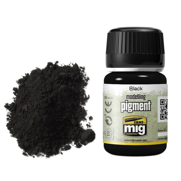 AMMO by Mig 3001 Black Pigment 35ml Bottle