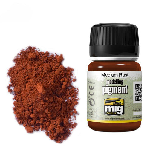 AMMO by Mig 3005 Medium Rust Pigment 35ml Bottle
