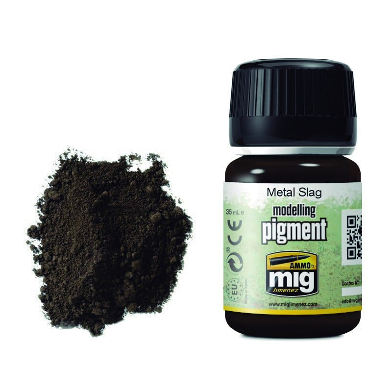 AMMO by Mig 3020 Metal Slag Pigment 35ml Bottle