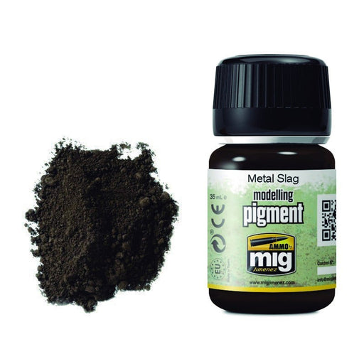 AMMO by Mig 3020 Metal Slag Pigment 35ml Bottle