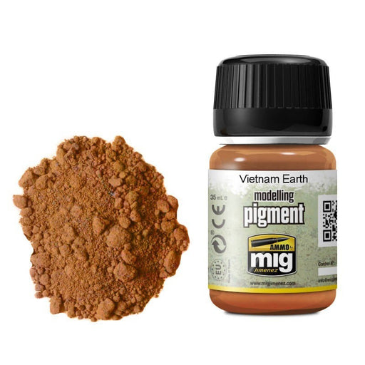 AMMO by Mig 3022 Vietnam Earth Pigment 35ml Bottle