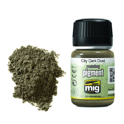 AMMO by Mig 3028 City Dark Dust Pigment 35ml Bottle
