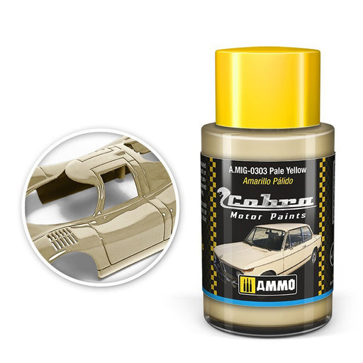 AMMO by Mig 303 Cobra Motor: Pale Yellow Acrylic Paint 30ml Bottle