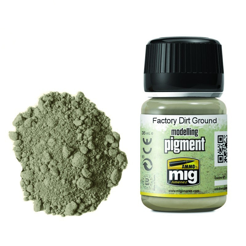 AMMO by Mig 3030 Factory Dirt Ground Pigment 35ml Bottle