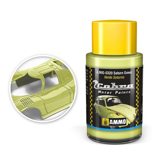 AMMO by Mig 320 Cobra Motor: Saturn Green Acrylic Paint 30ml Bottle