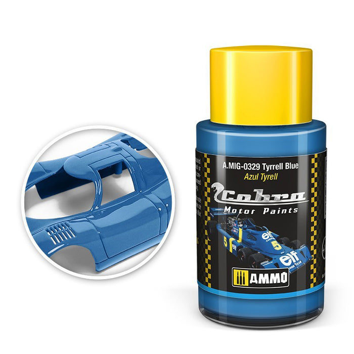AMMO by Mig 329 Cobra Motor: Tyrrell Blue Acrylic