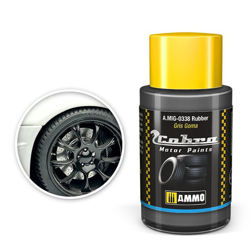 AMMO by Mig 338 Cobra Motor: Rubber Acrylic Paint 30ml Bottle