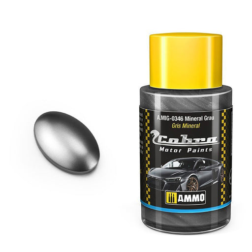 AMMO by Mig 346 Cobra Motor: Mineral Grau Acrylic Paint 30ml Bottle