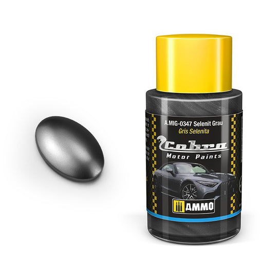 AMMO by Mig 347 Cobra Motor: Selenit Grau Acrylic Paint 30ml Bottle