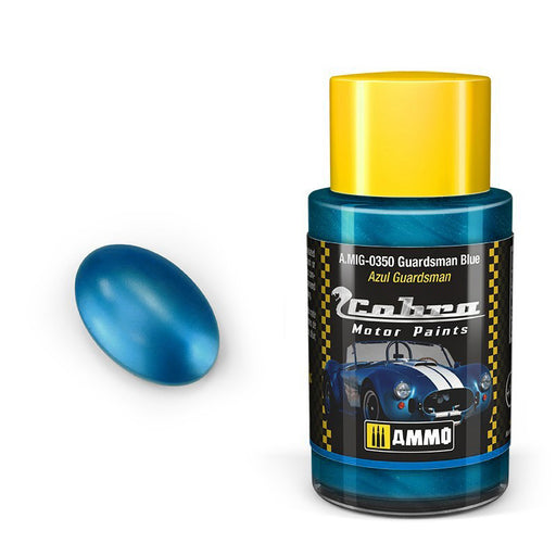 AMMO by Mig 350 Cobra Motor: Guardsman Blue Acrylic Paint 30ml Bottle