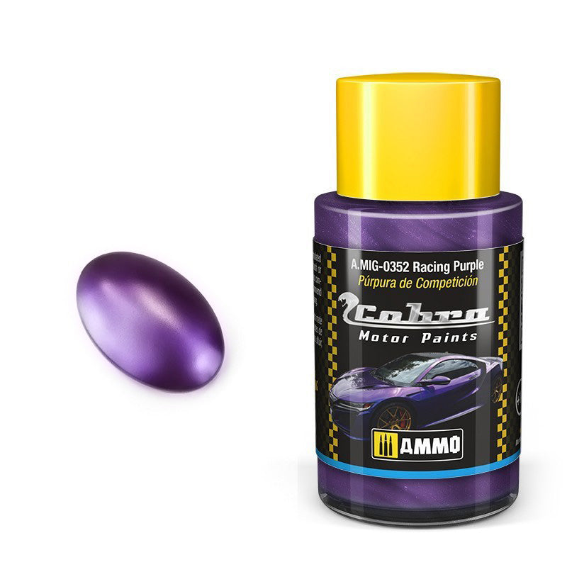 AMMO by Mig 352 Cobra Motor: Racing Purple Acrylic Paint 30ml Bottle