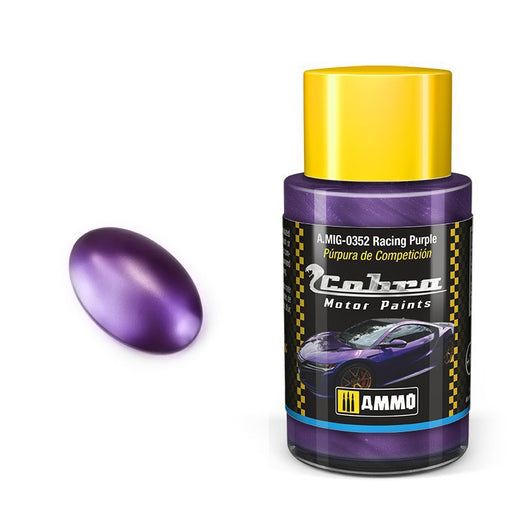 AMMO by Mig 352 Cobra Motor: Racing Purple Acrylic Paint 30ml Bottle